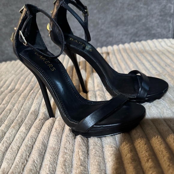 Bakers Shoes - Elegant Black High Heels by Bakers